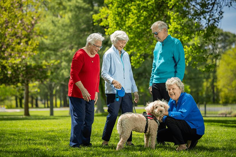 Bac Residents With Dog