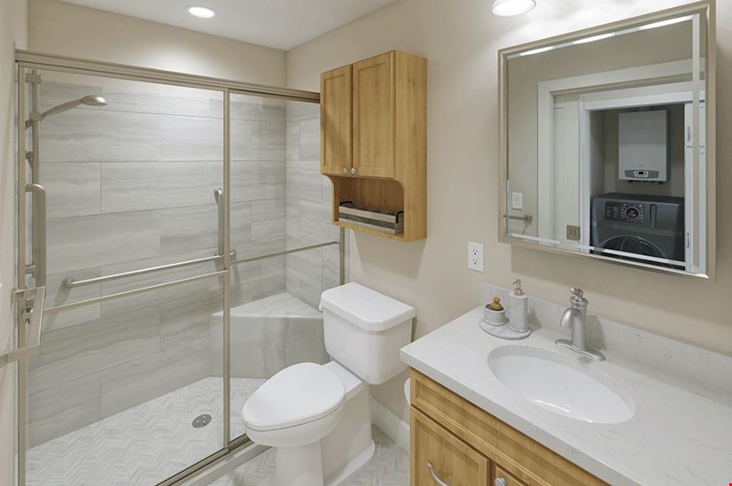 Simplified Living Contemporary Bath