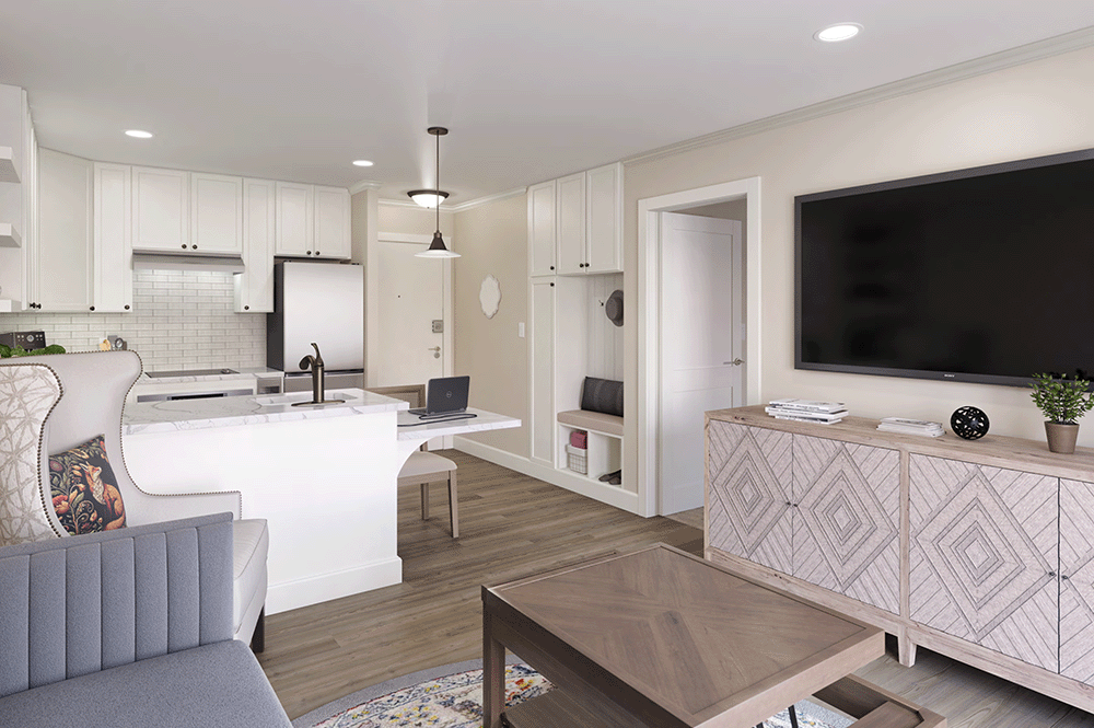 Simplified Living Contemporary Living