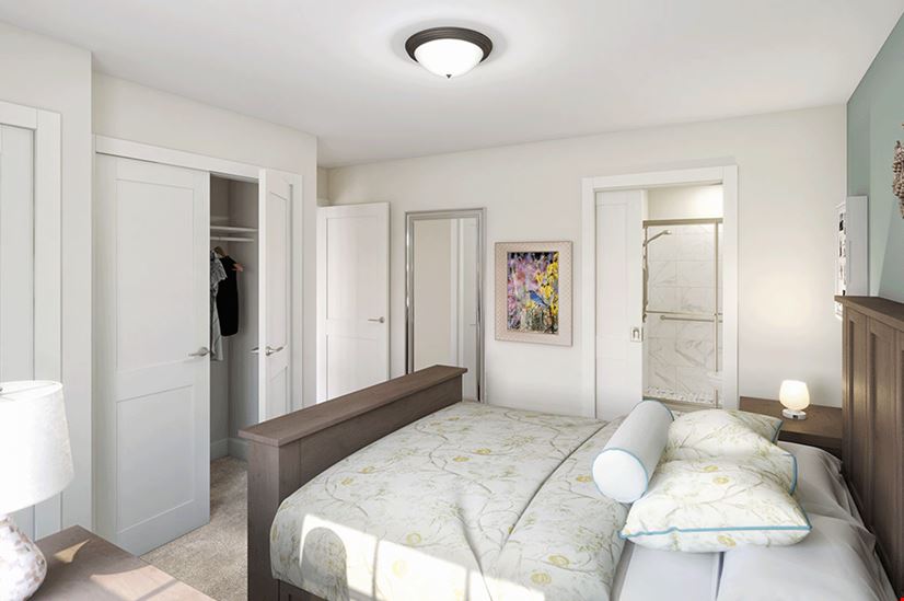 Simplified Living Traditional Bedroom