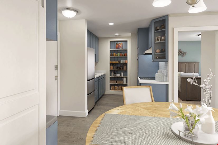 Simplified Living Traditional Kitchen